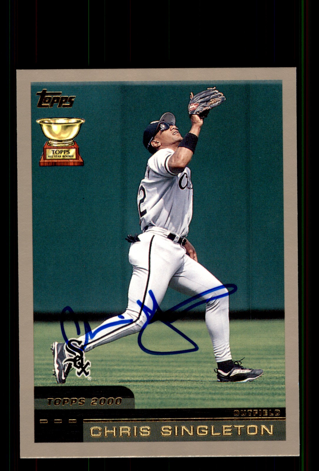 Signed Baseball Card Auto Chris Singleton 2000 Topps #438 Chicago White Sox