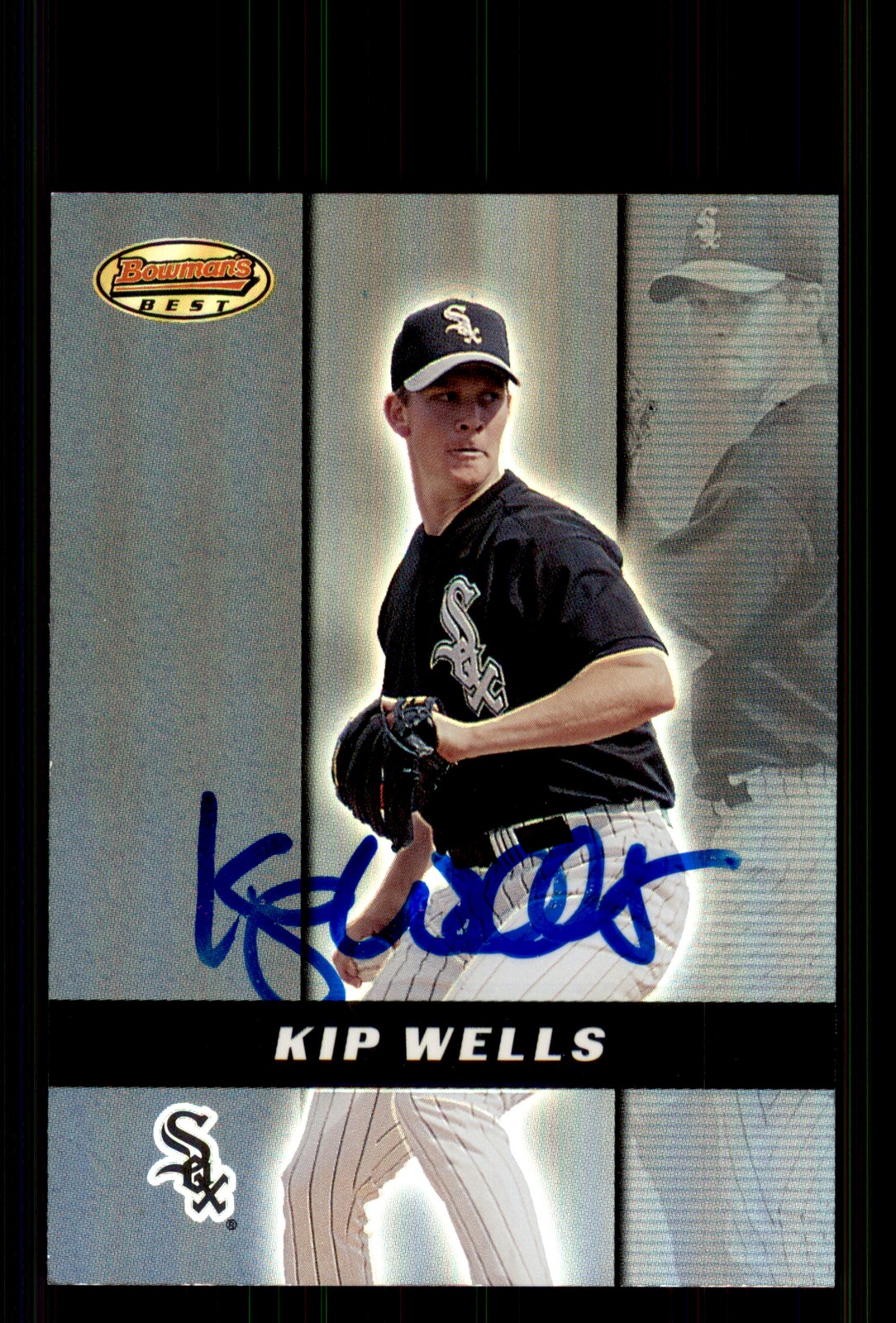 Signed Baseball Card Auto Kip Wells 2000 Bowman's Best #121 Chicago White Sox