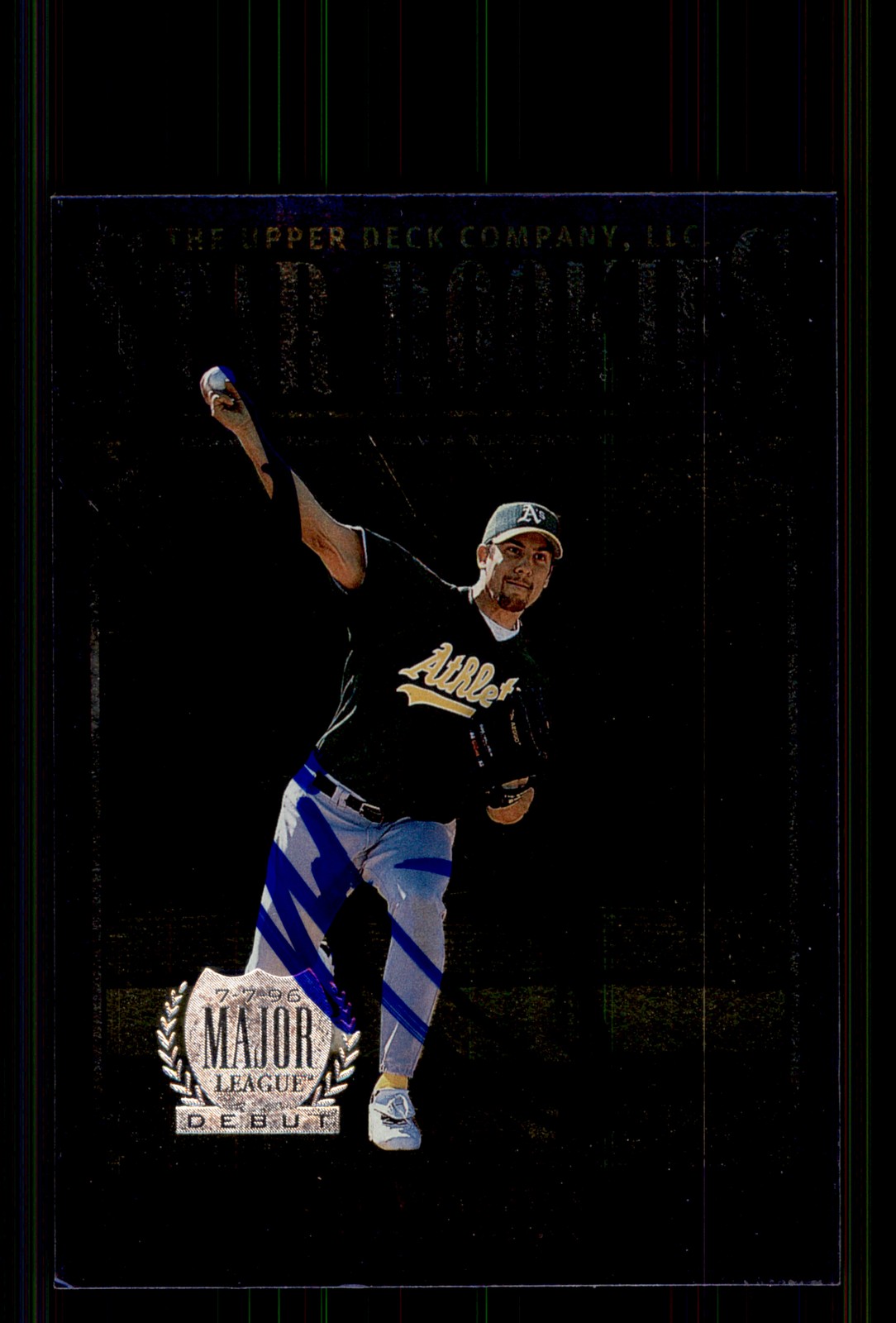 Signed Baseball Card Auto Jay Witasick 1997 Upper Deck #284 Oakland Athletics