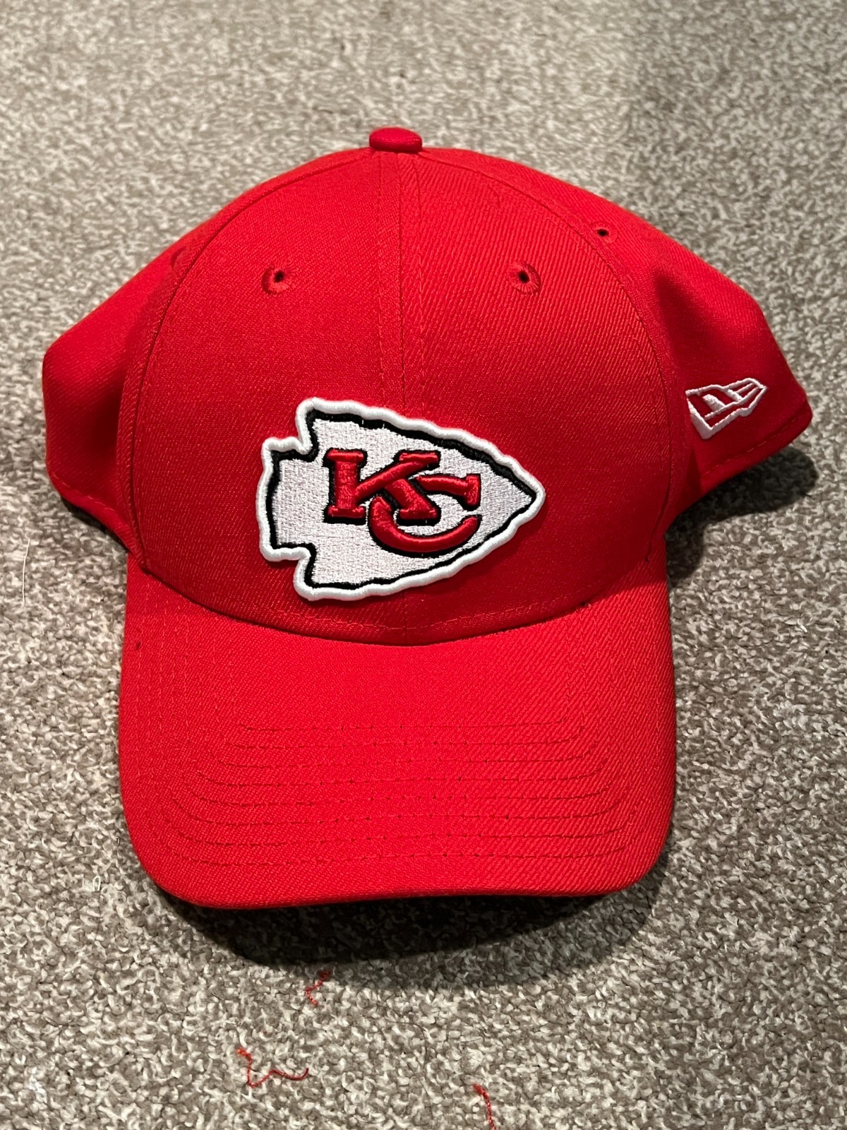 ETHAN DRISKELL GAME USED FOOTBALL HAT KANSAS CITY CHIEFS