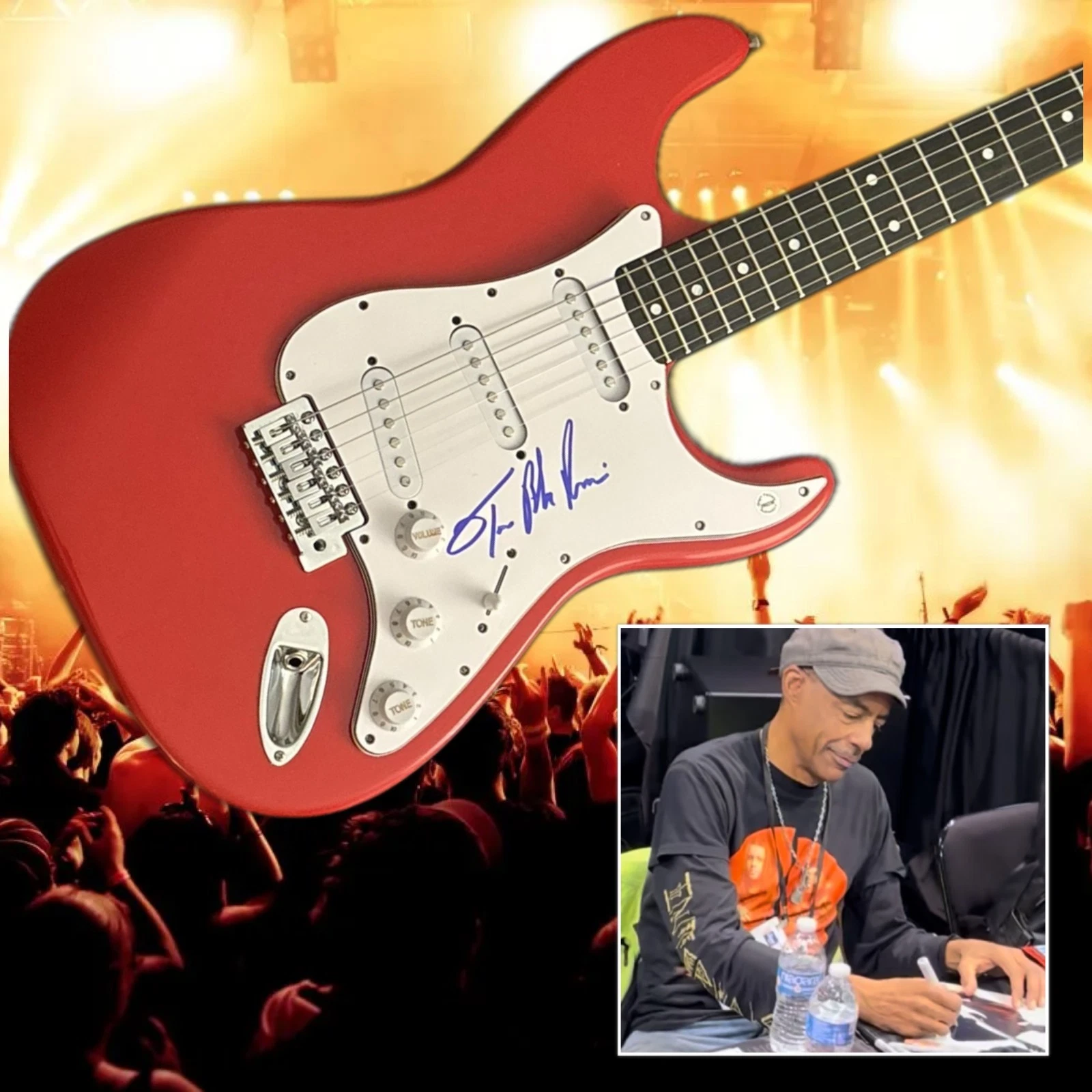 GFA G3 Band Guitarist  * TONY MacALPINE *  Signed Electric Guitar PROOF COA