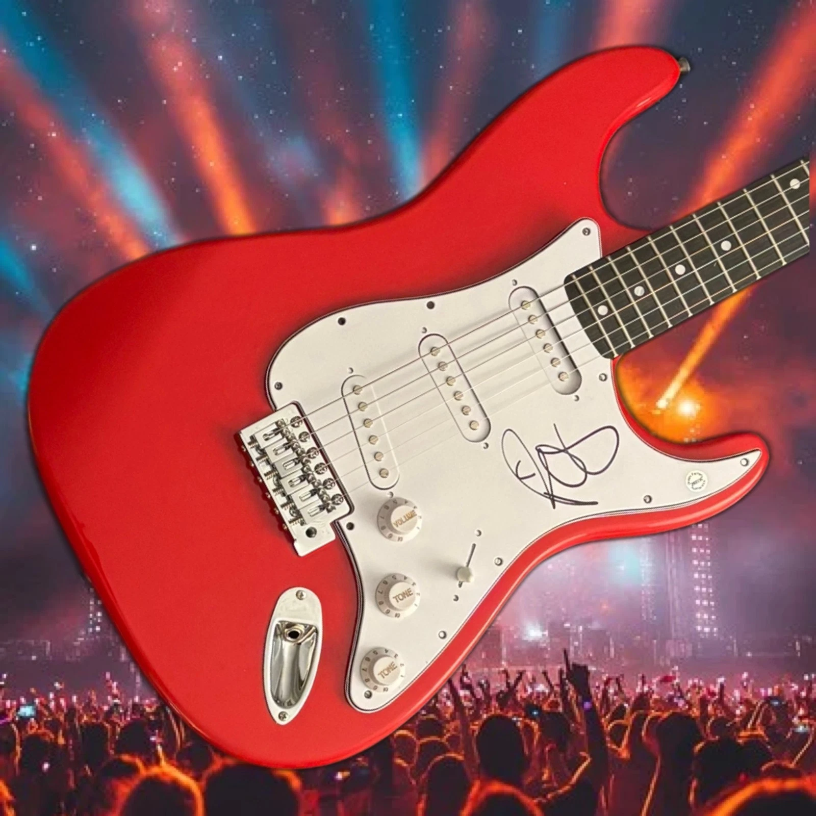 GFA Fitz and the Tantrums  * MICHAEL FITZPATRICK *  Signed Electric Guitar COA