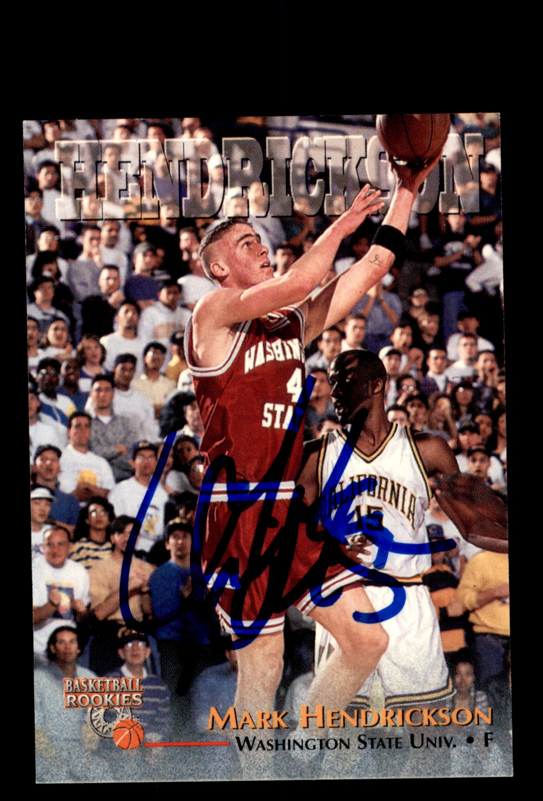 Signed Basketball Card Auto Mark Hendrickson 1996 Score Board Rookies #33