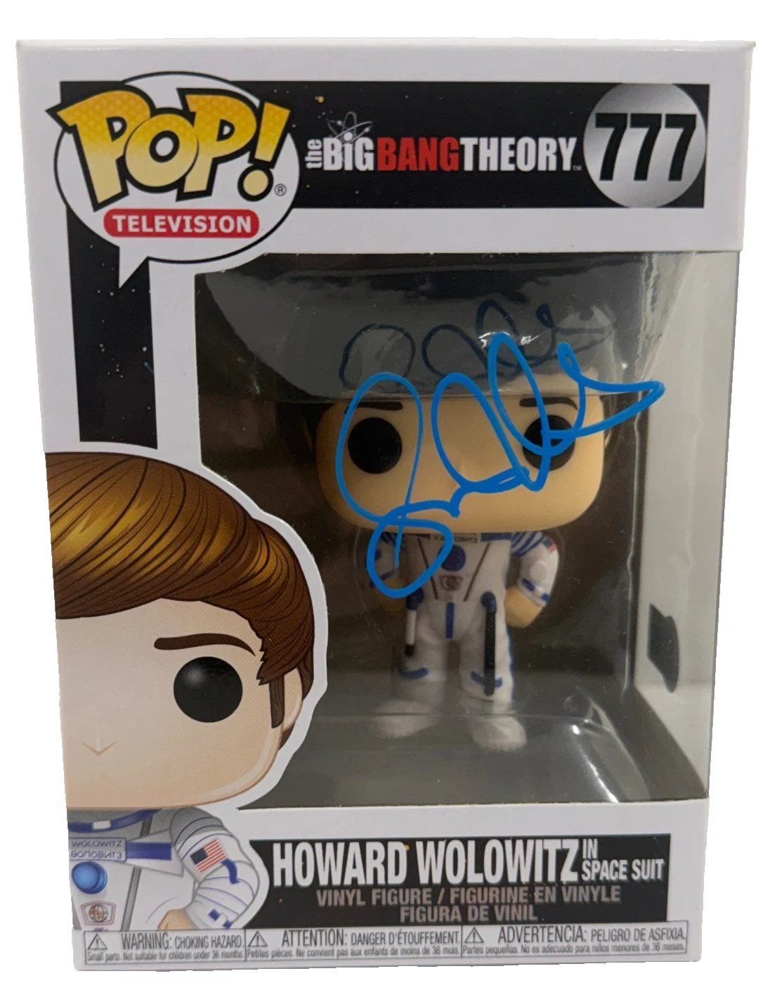 Simon Helberg Signed Howard Wolowitz Funko Big Bang Theory Autograph Beckett