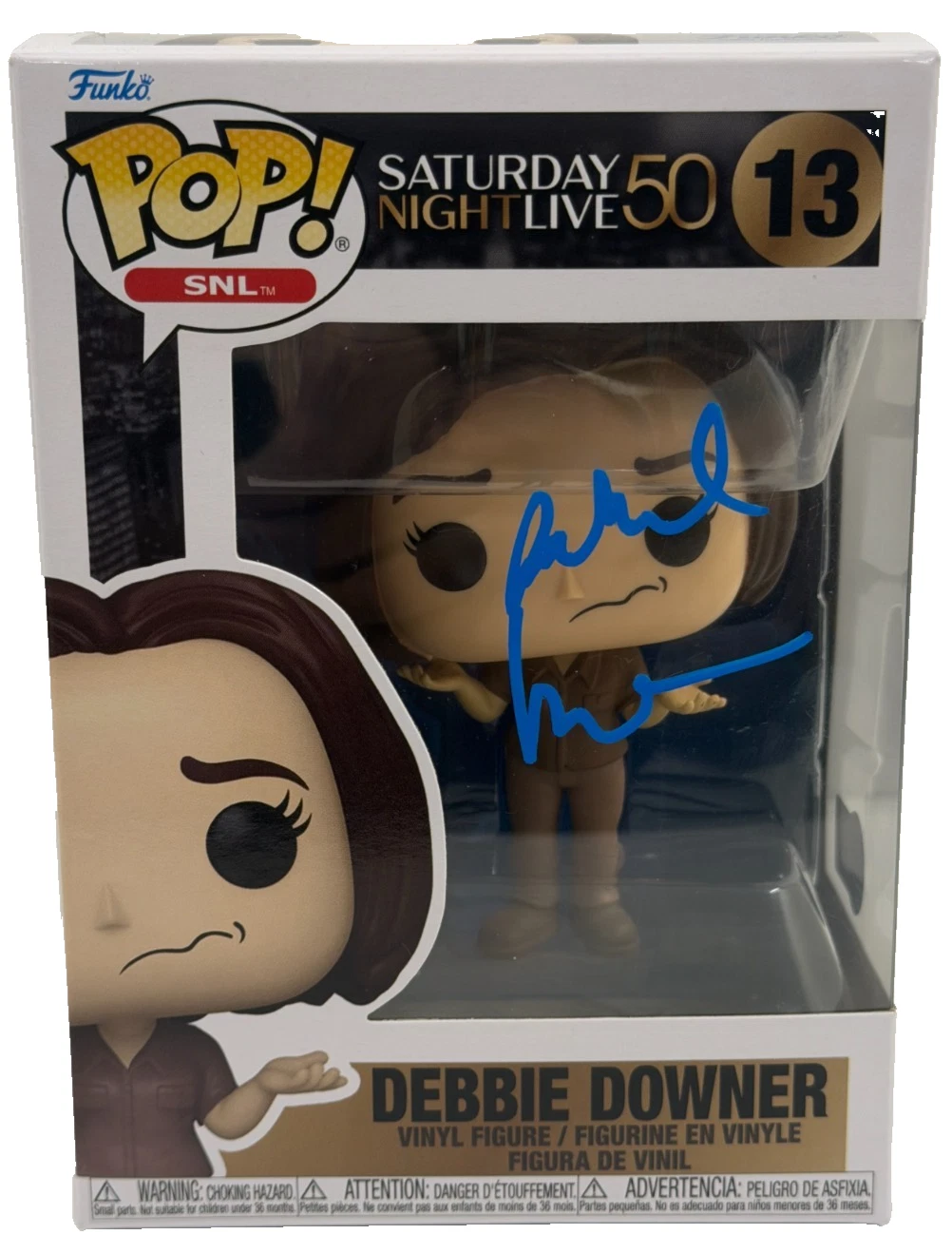 Rachel Dratch Signed SNL Debbie Downer Funko Pop Authentic Autograph Beckett
