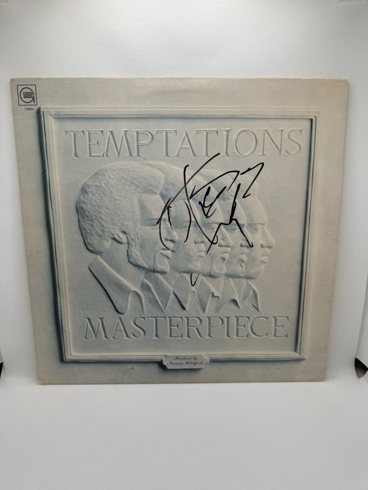 OTIS WILLIAMS SIGNED VINYL THE TEMPTATIONS MASTERPIECE JSA COA AUTOGRAPH ALBUM
