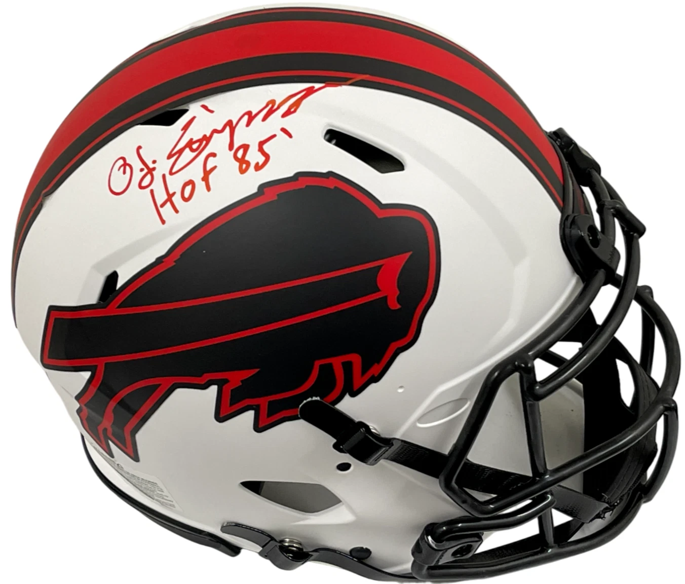 OJ Simpson Signed Buffalo Bills Full Size Authentic Speed Helmet Auto Beckett