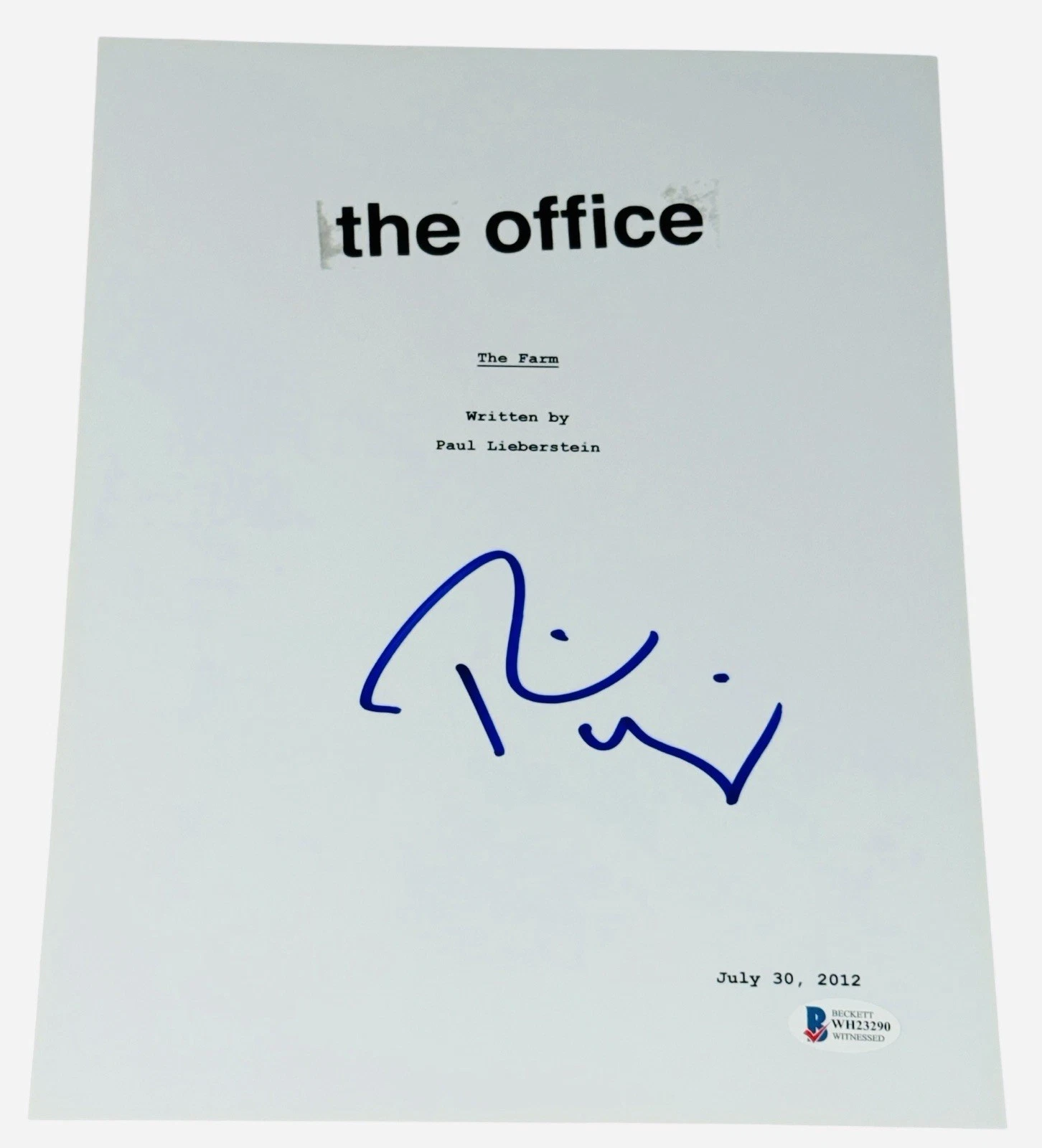 Rainn Wilson Signed Autograph The Office 