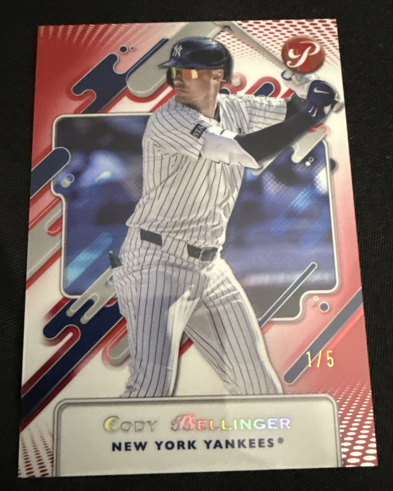 2025 Topps Pristine Cody Bellinger Refractor Red #1/5 FIRST PRINT WOW Yankees