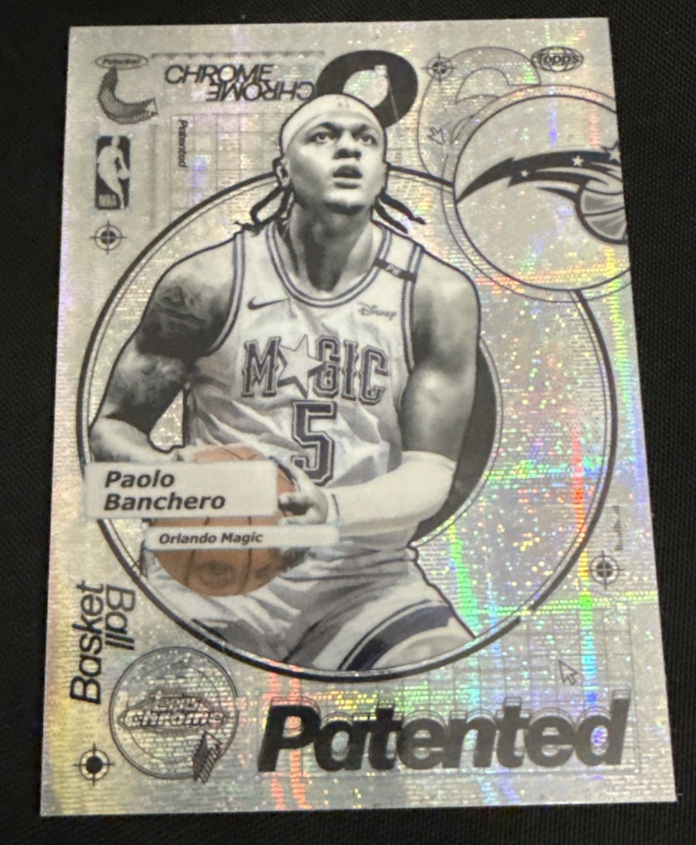 2025-2026 Topps Chrome Paolo Banchero Patented #PD-6 Orlando Magic