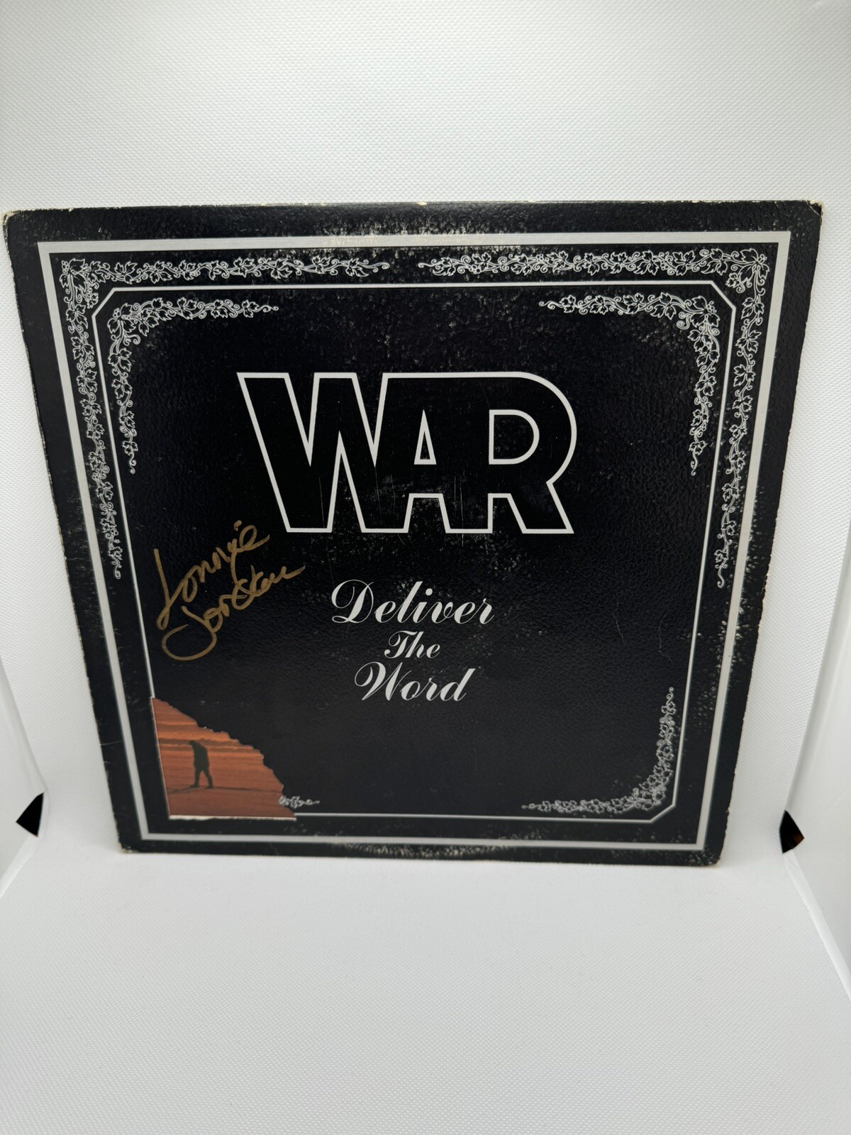 WAR Lonnie Jordan SIGNED Vinyl JSA COA Deliver the Word Autographed Album Lp