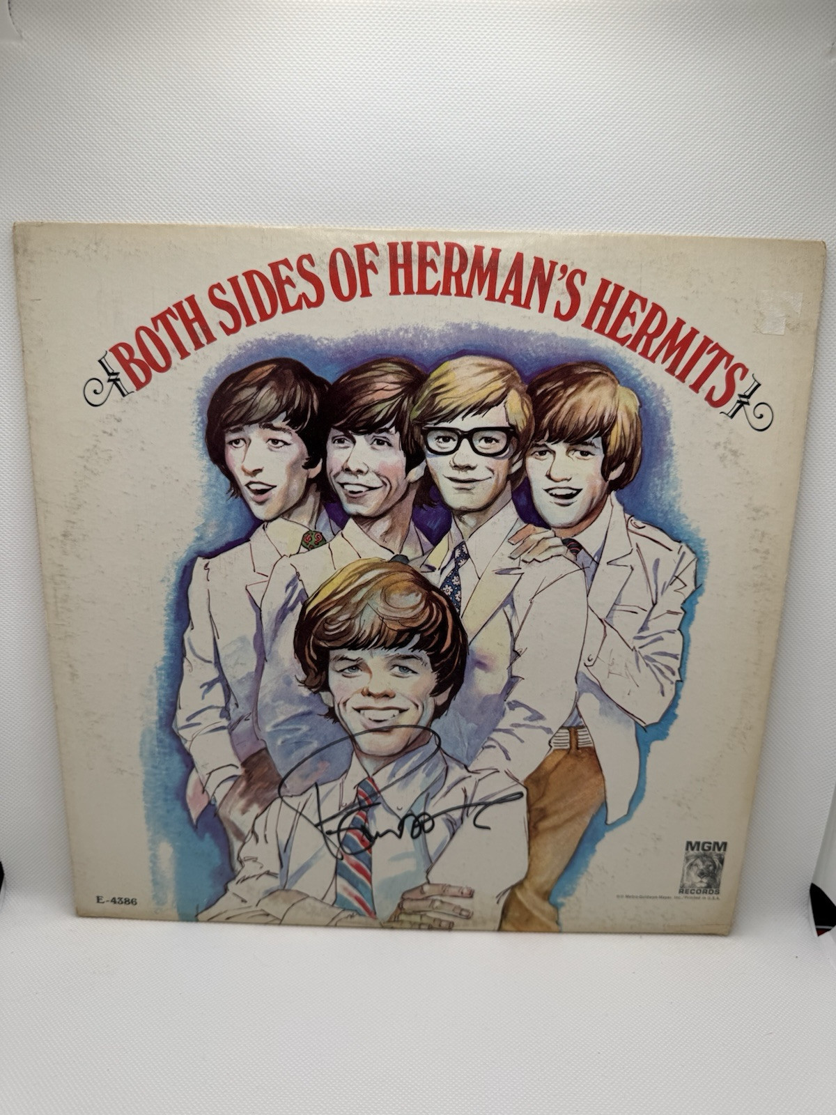 PETER NOONE Signed VINYL Autographed Both Sides Of Herman's Hermits JSA COA LP