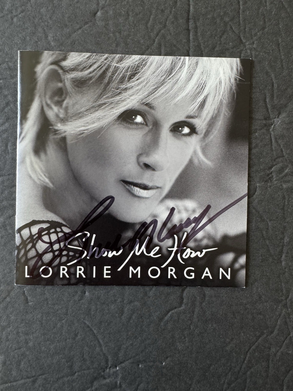 Lorrie Morgan Signed Cd Show Me How Autograph Country JSA COA Autographed