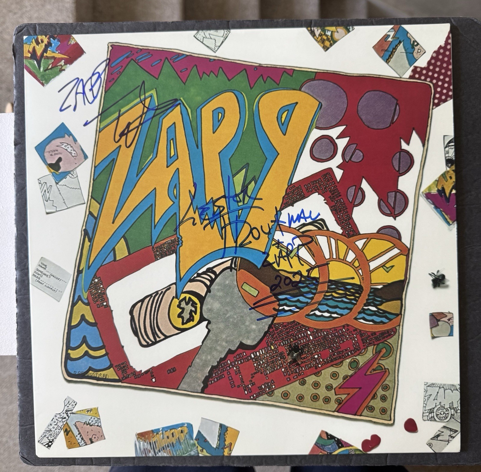 ZAPP SIGNED AUTOGRAPH VINYL ALBUM JSA COA LESTER & TERRY TROUTMAN LP RECORD