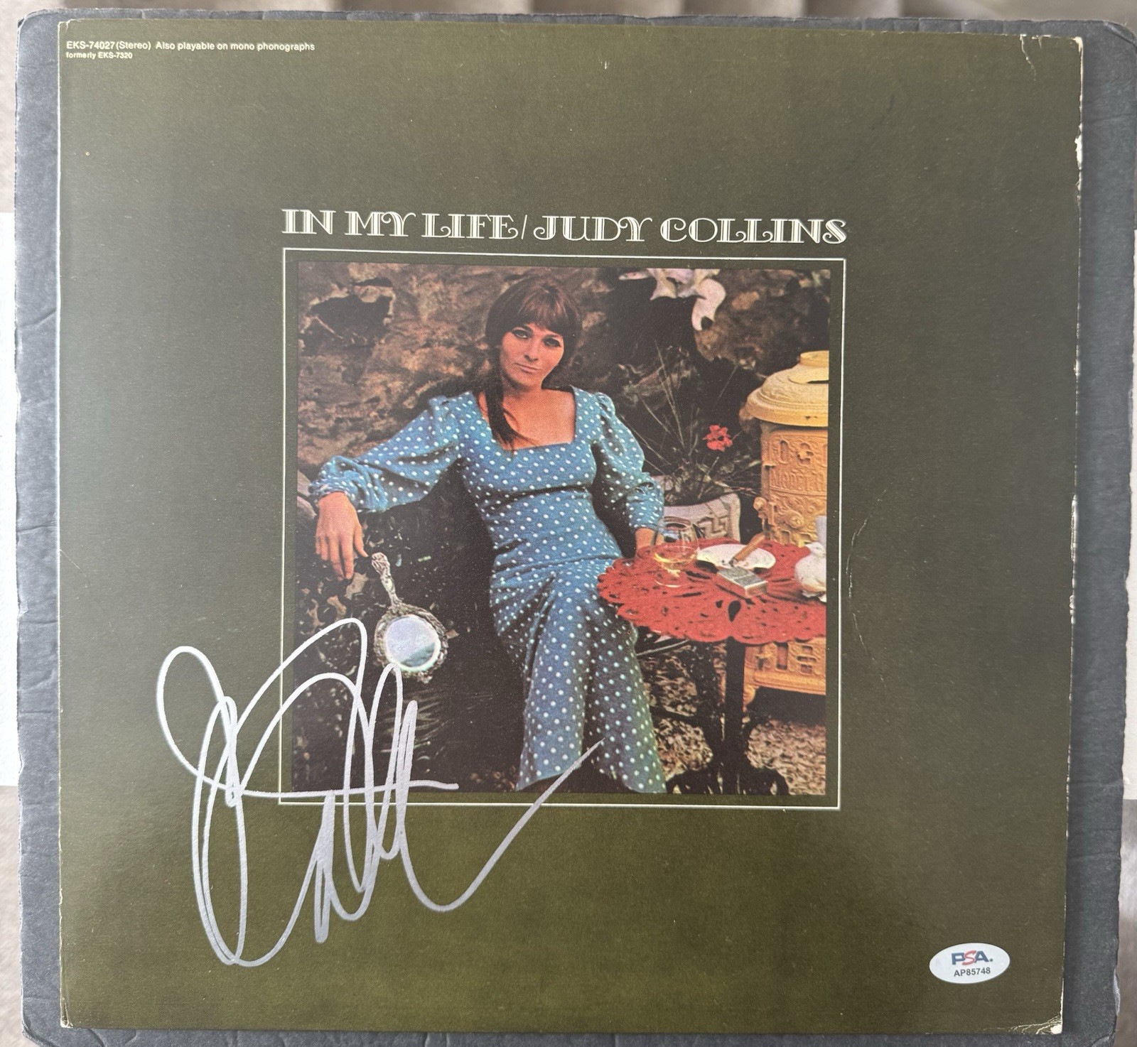 Judy Collins signed Vinyl In My Life PSA/DNA COA Autograph Record Album Lp