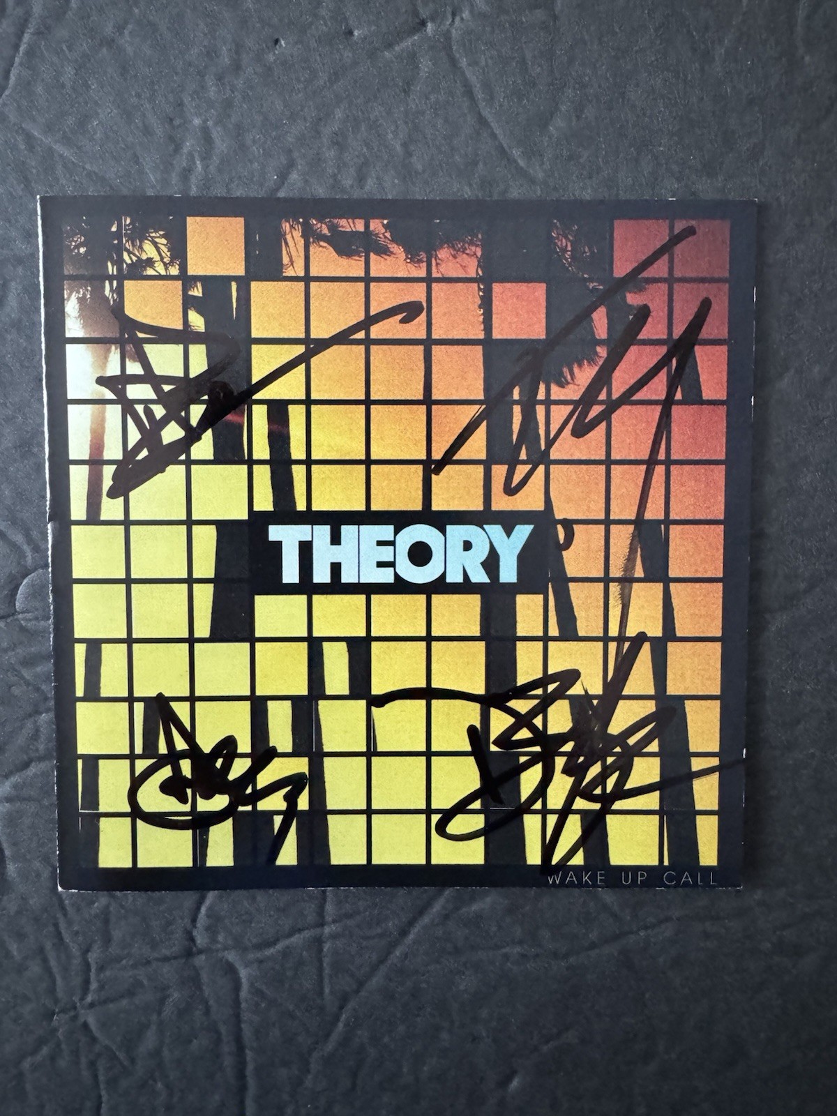 Theory Of A Deadman Wake Up Call CD JSA COA Autograph Complete Band All Members