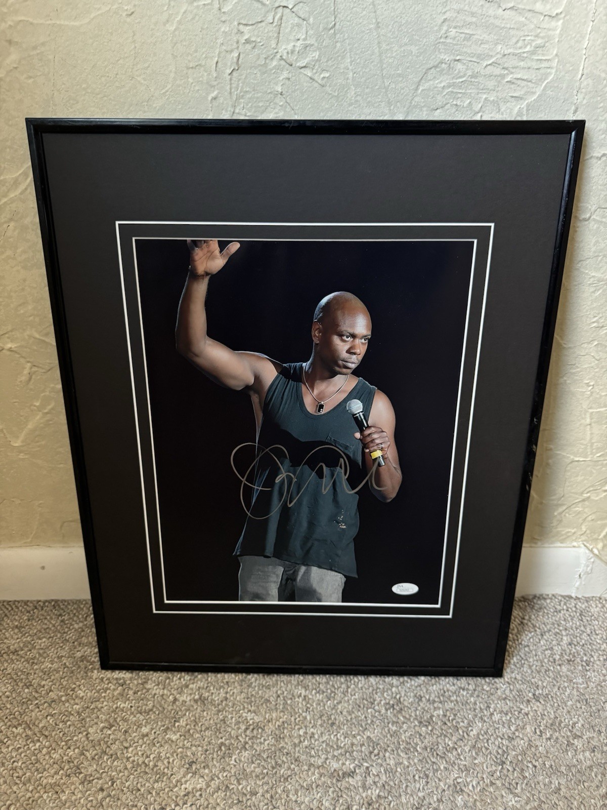 Dave Chappelle Signed 11x14 Photo Framed Comedy JSA COA Autograph Comedian READ