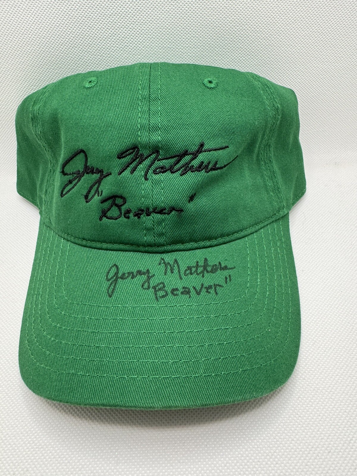 Jerry Mathers “Leave it To Beaver” Signed Baseball Hat Autographed Exact Proof