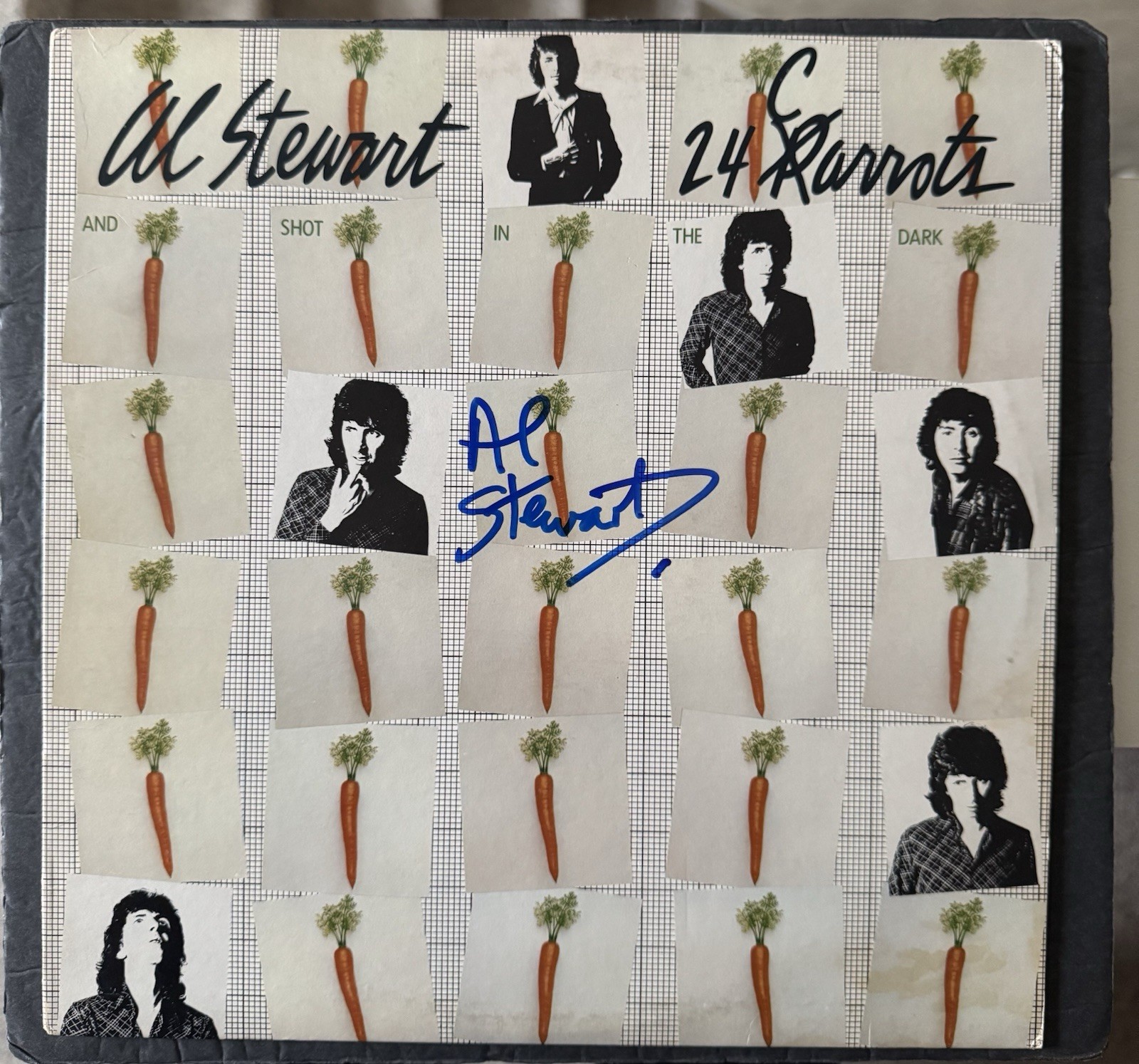 AL STEWART SIGNED 24 CARROTS LP VINYL ALBUM PSA/DNA COA AUTOGRAPHED RECORD