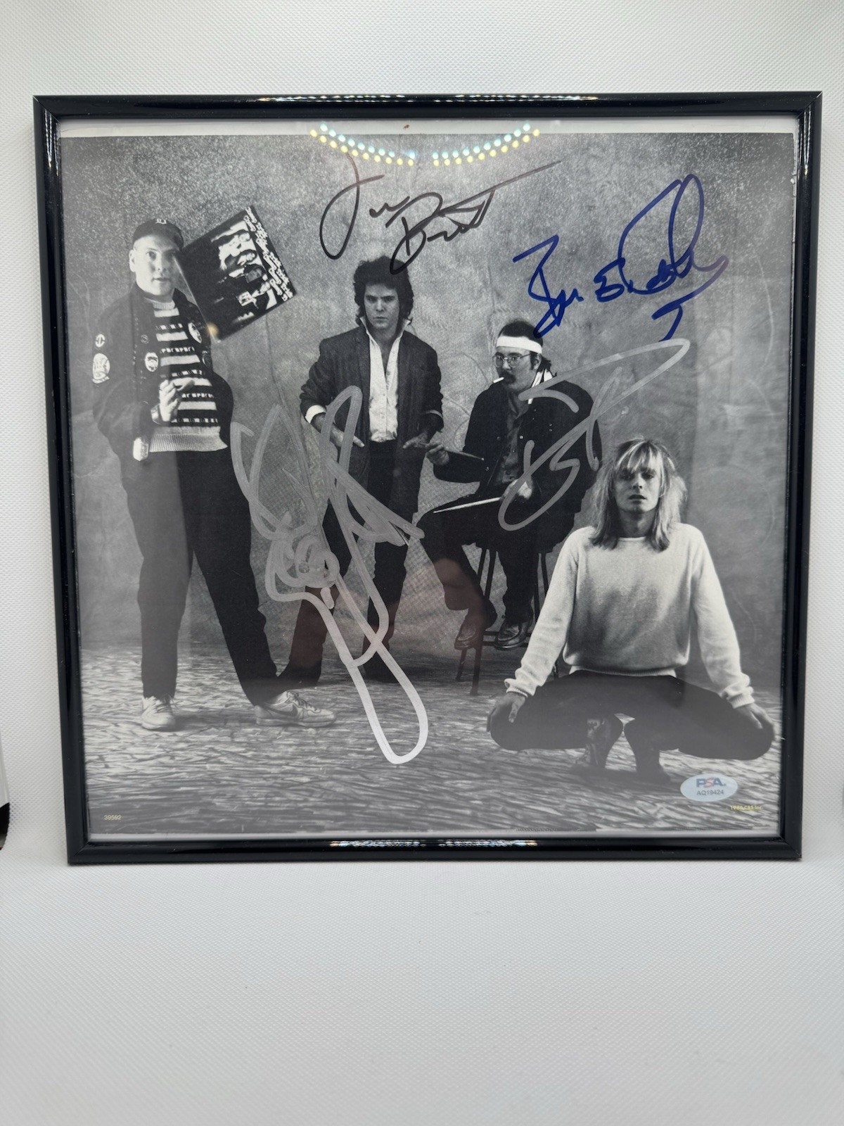 CHEAP TRICK Signed Vinyl Insert X4 Nielsen ZANDER BRANDT BUN E PSA/DNA Autograph