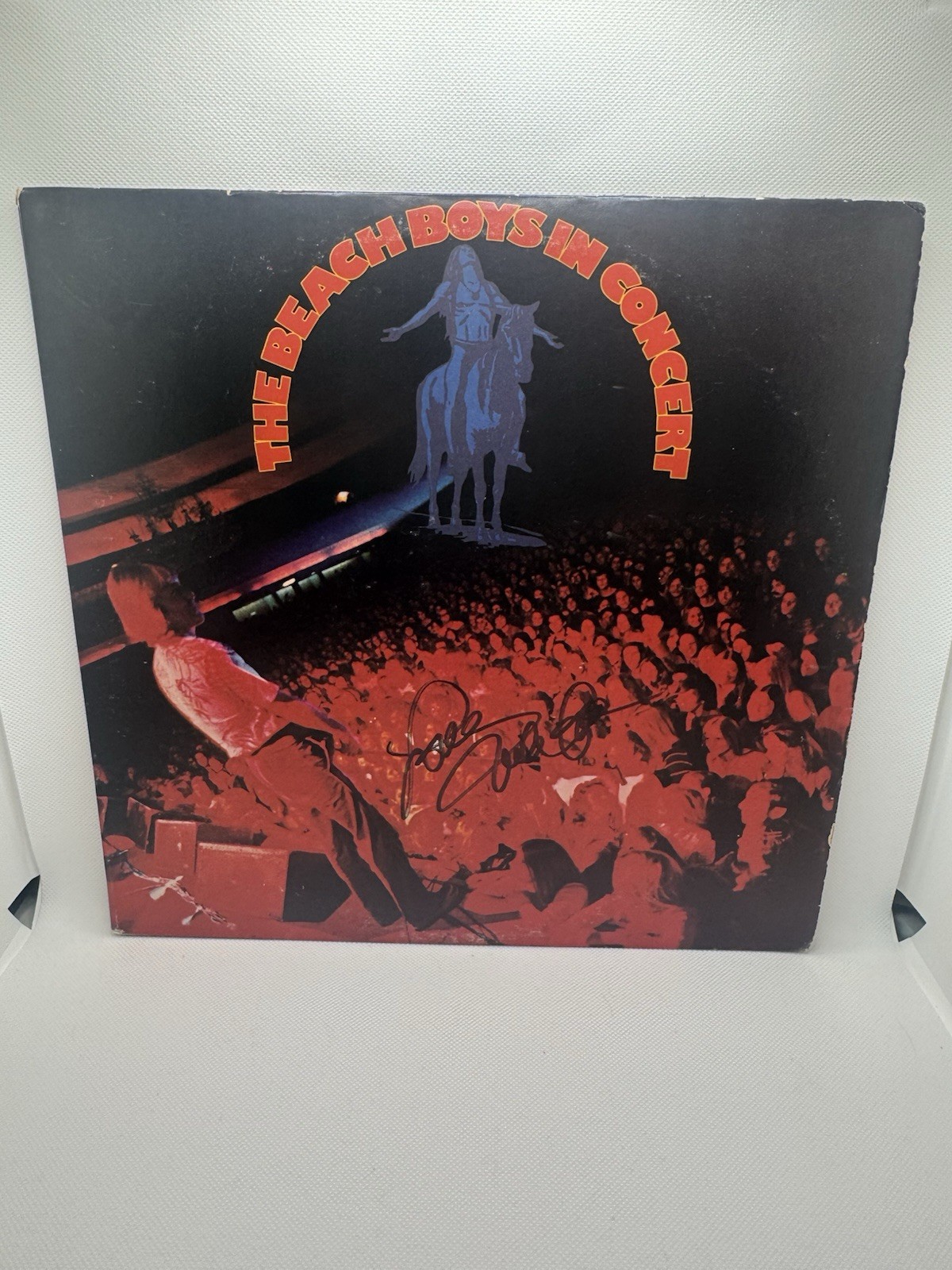 MIKE LOVE SIGNED VINYL IN CONCERT BEACH BOYS AUTOGRAPH JSA COA RECORD LP LIVE