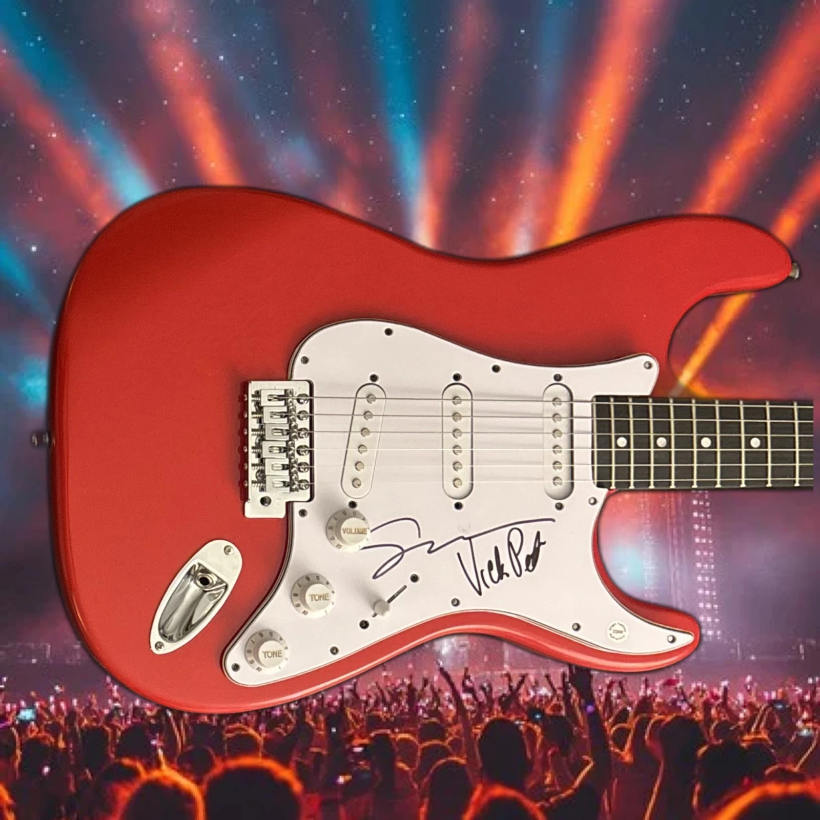 GFA Susanna Hoffs & Vicki Peterson  * THE BANGLES *  Signed Electric Guitar  COA