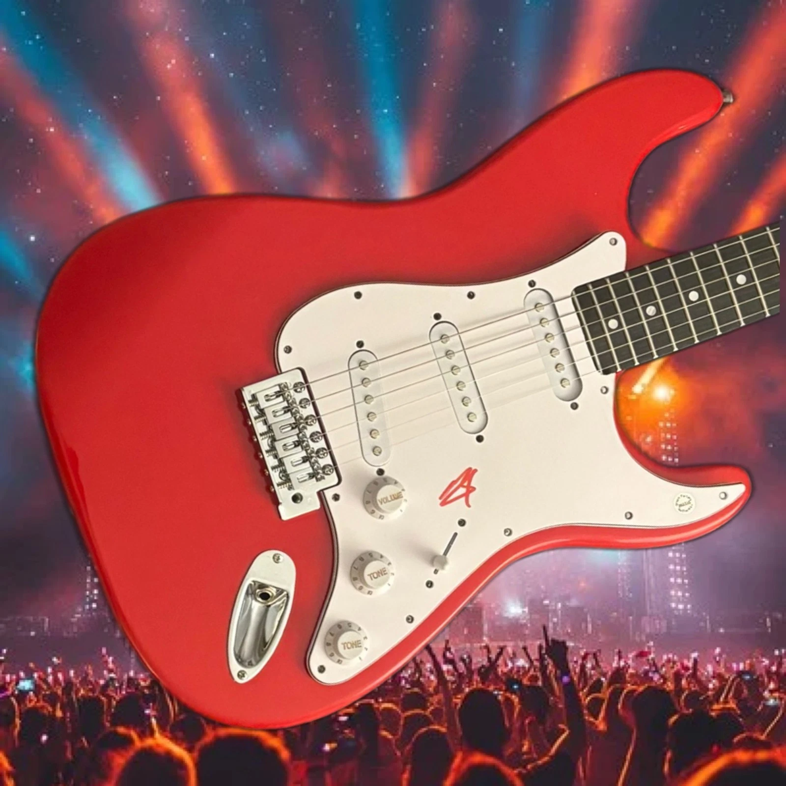GFA Shinedown Singer Rock Star  * BRENT SMITH *  Signed Electric Guitar COA