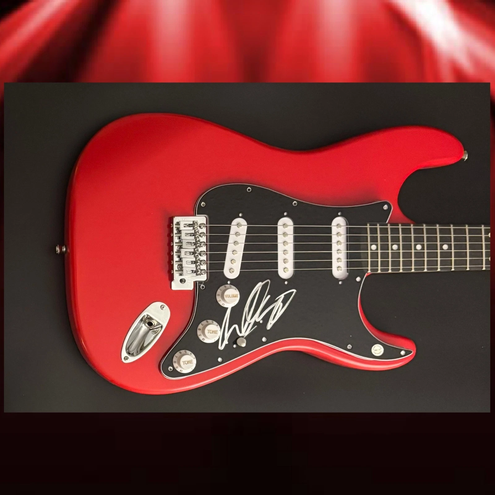 GFA Quiet Riot Guitarist  * CARLOS CAVAZO *  Signed Electric Guitar PROOF COA