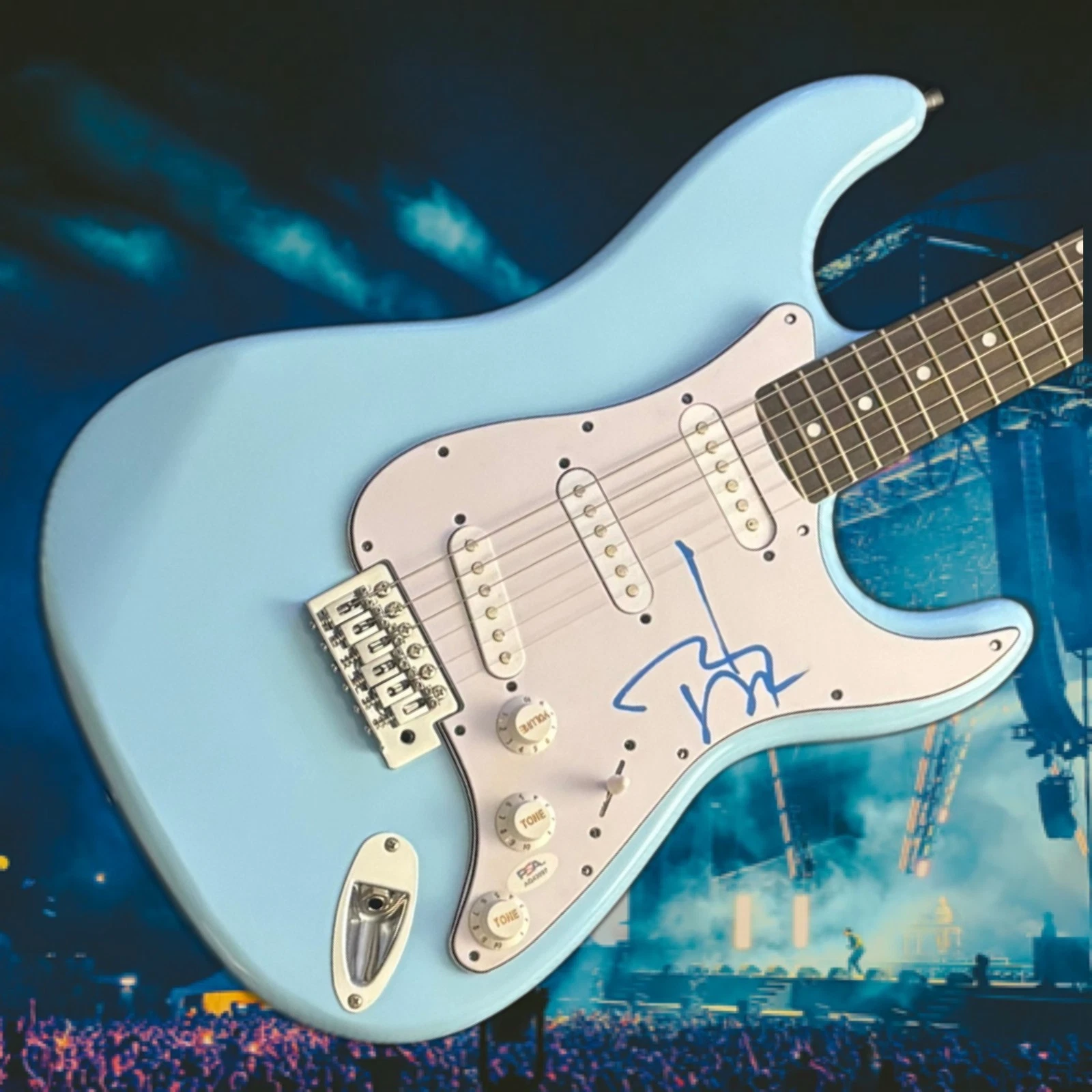PSA  Hollywood Vampires Star  * JOHNNY DEPP *  Signed Electric Guitar COA