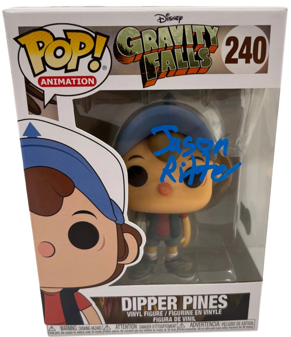 Jason Ritter Signed Dipper Pines Funko Gravity Falls Authentic Autograph Beckett