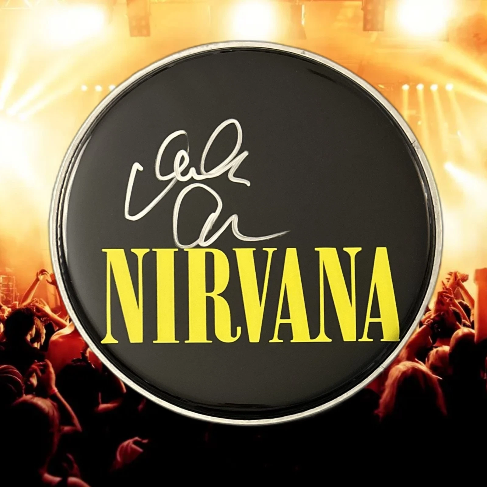 GFA Nirvana Band Drummer  * DALE CROVER * Signed 10