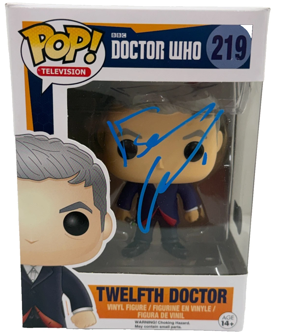 Peter Capaldi Signed Twelfth Doctor Funko Doctor Who Authentic Autograph Beckett