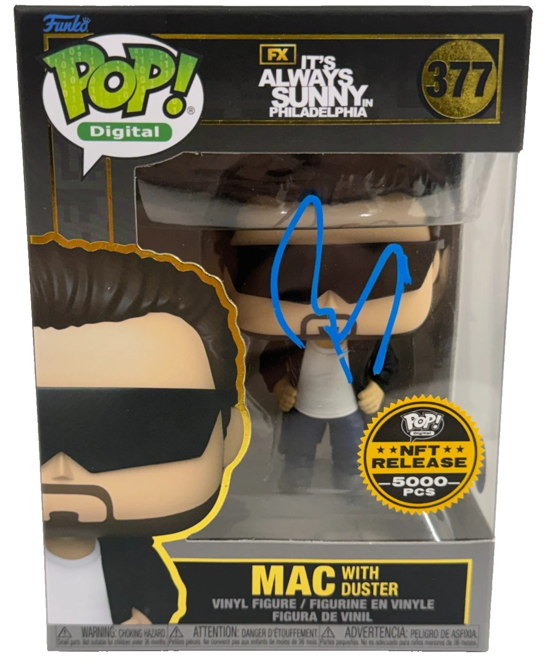Rob McElhenney Signed Mac Funko 377  It's Always Sunny in Philadelphia Beckett