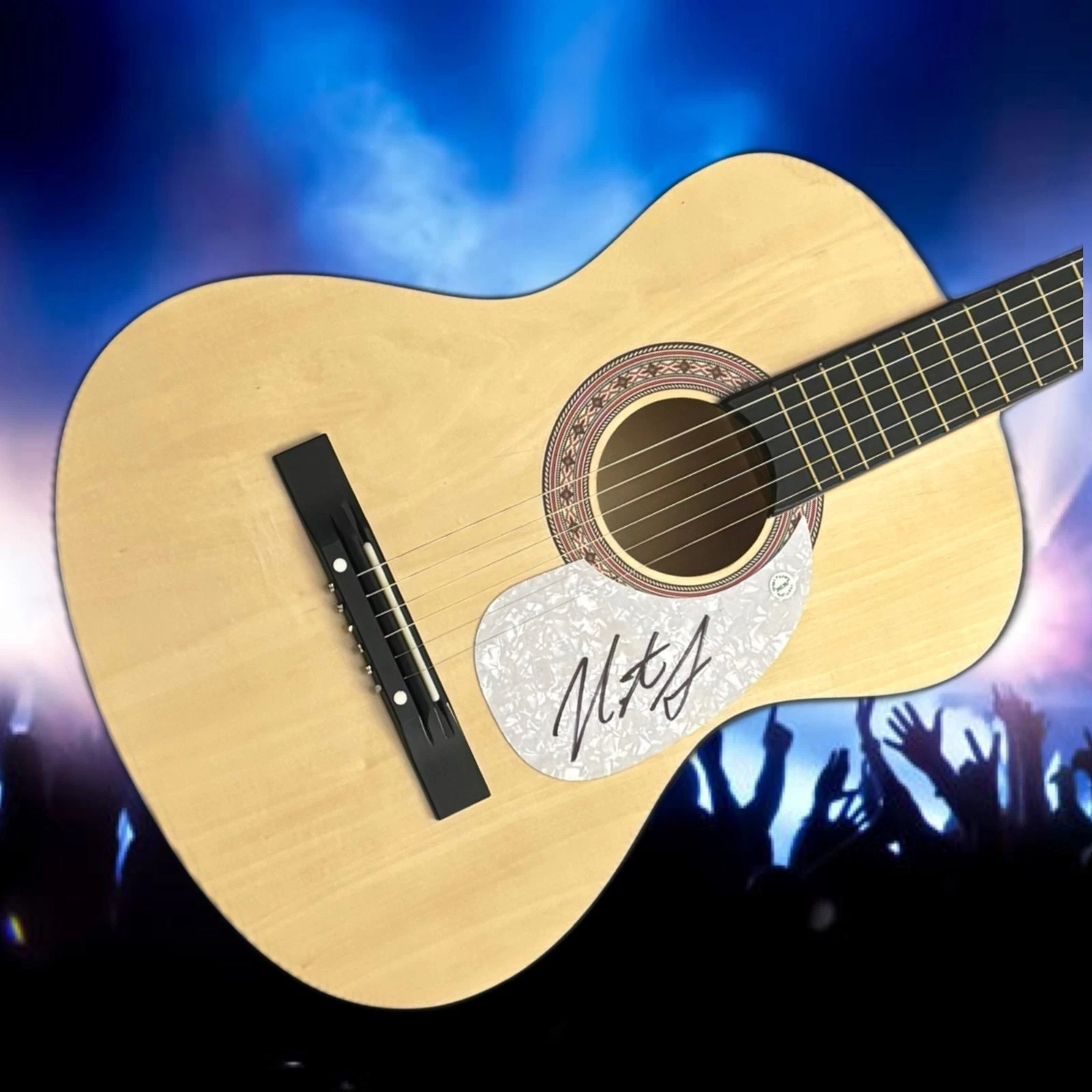 GFA Wildflower & Whiskey on You  * NATE SMITH *  Signed Acoustic Guitar COA