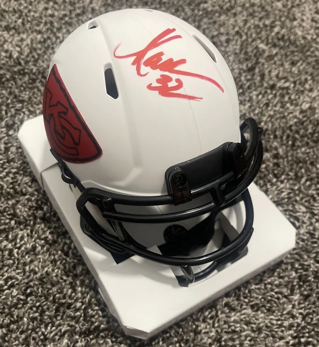 Marcus Allen Autographed Kansas City Chiefs Lunar Eclipse Mini Helmet Beckett