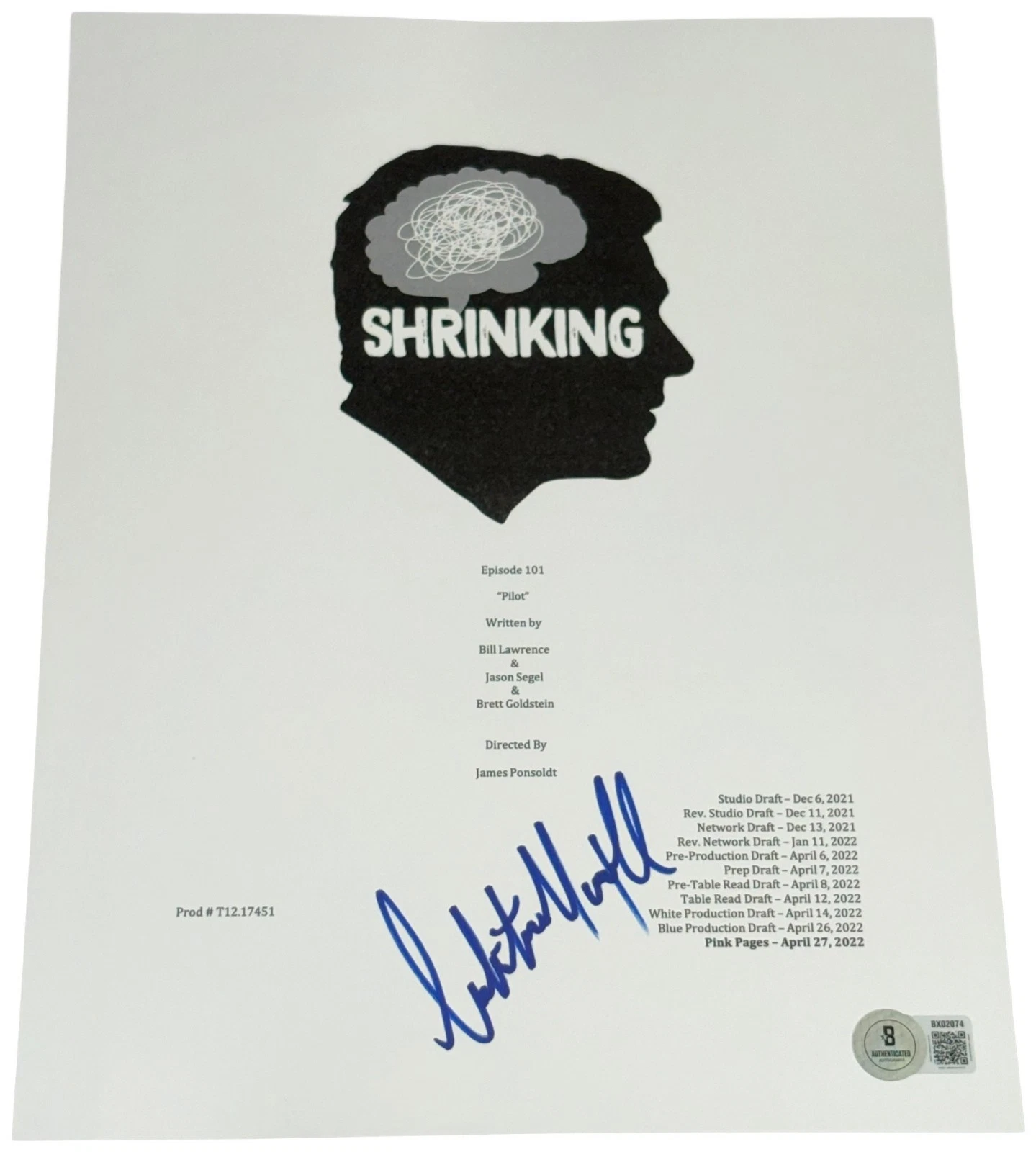 Lukita Maxwell Signed Autograph Shrinking Pilot Full TV Script Authentic Beckett