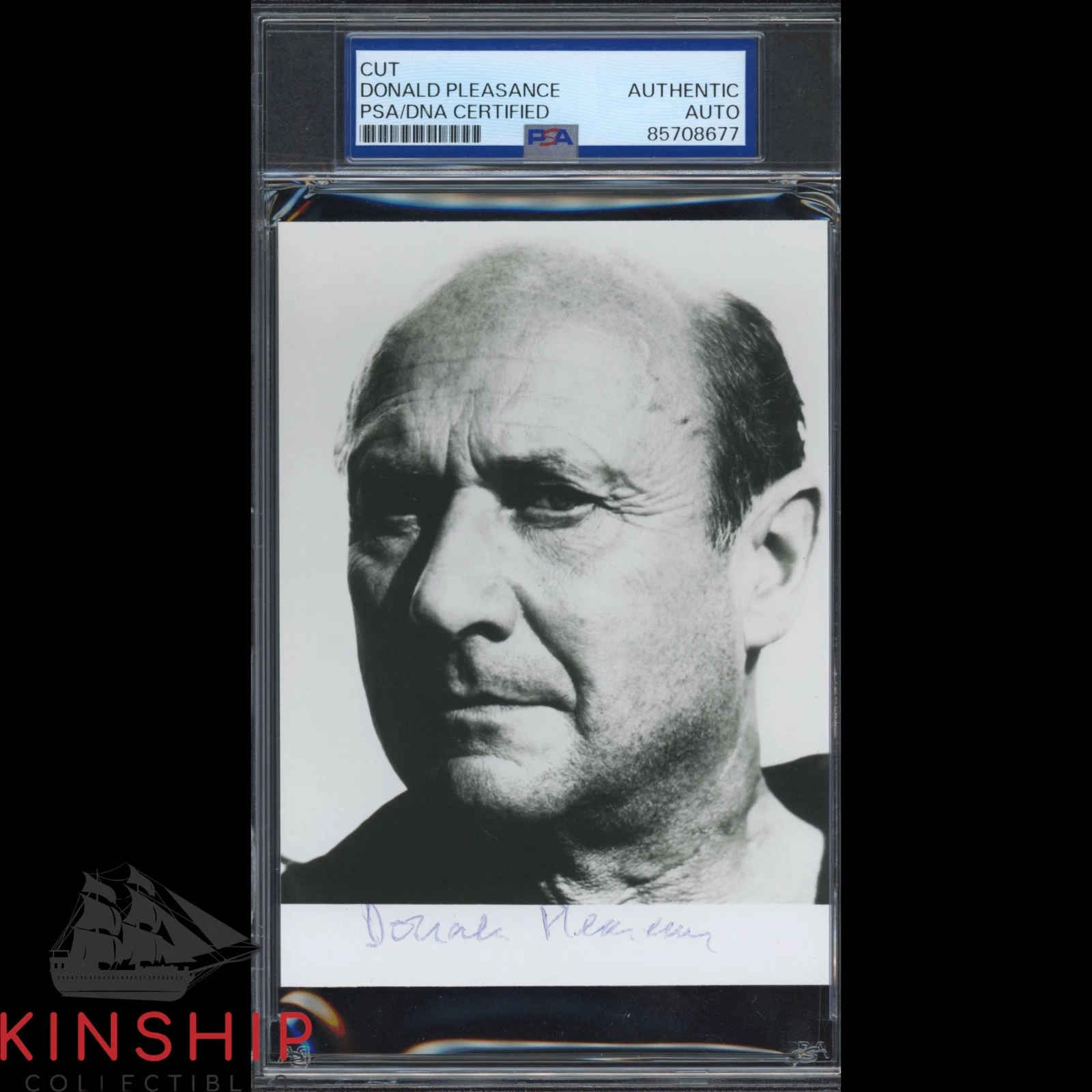 DONALD PLEASANCE SIGNED SMALL PHOTO PSA DNA SLAB HALLOWEEN ACTOR AUTO C5749 COLLECTIBLE MEMORABILIA