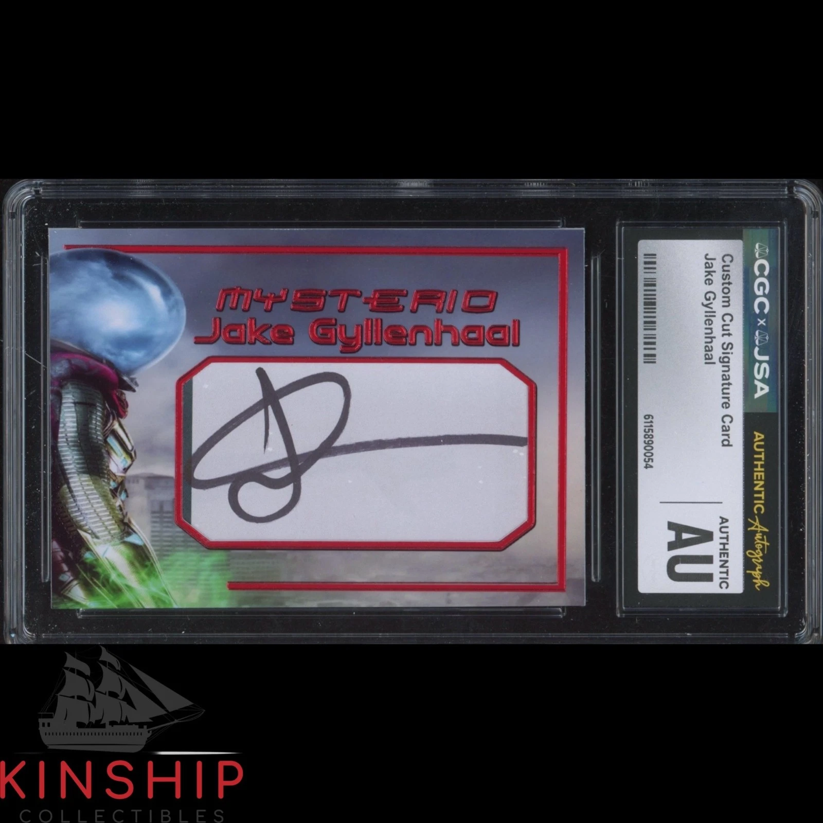 JAKE GYLLENHAAL SIGNED CUT CUSTOM TRADING CARD JSA CGC SLAB ACTOR AUTO C5992 COLLECTIBLE MEMORABILIA