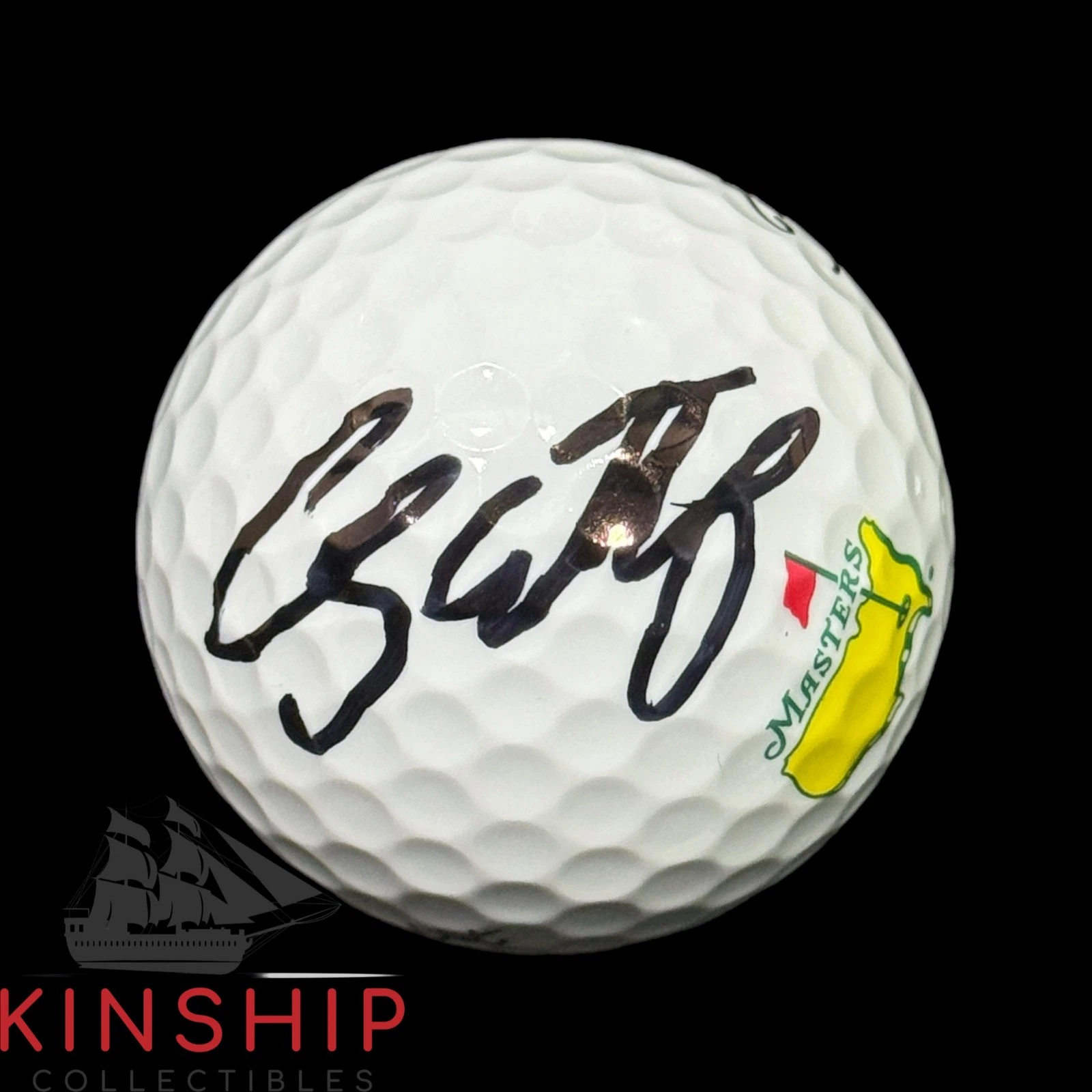 Chris Gotterup signed Masters Logo Golf Ball JSA COA Rare PGA Auto A4376