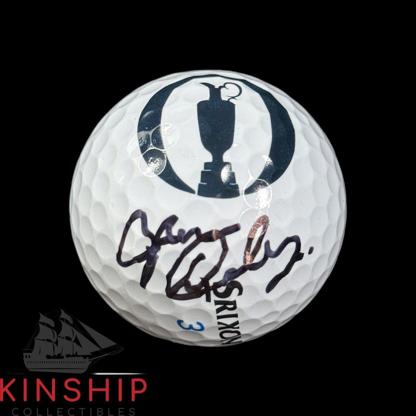 John Daly signed British Open Logo Golf Ball JSA COA Rare Masters PGA Auto A4414