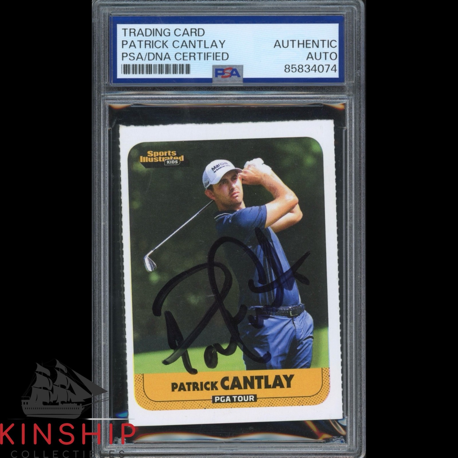 Patrick Cantlay signed 2021 Sports Illustrated Kids Rookie Card PSA Auto C3323