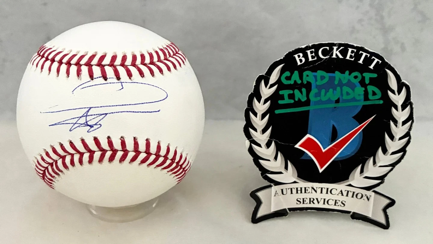 Hyeseong Kim Signed Authentic MLB Baseball Los Angeles Dodgers Beckett BAS COA
