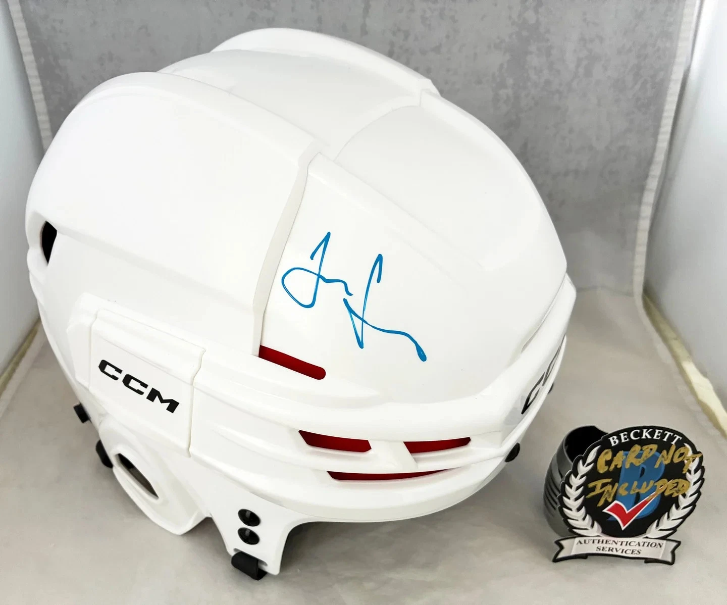 Joe Sakic Signed Full Size Helmet Colorado Avalanche Beckett BAS COA