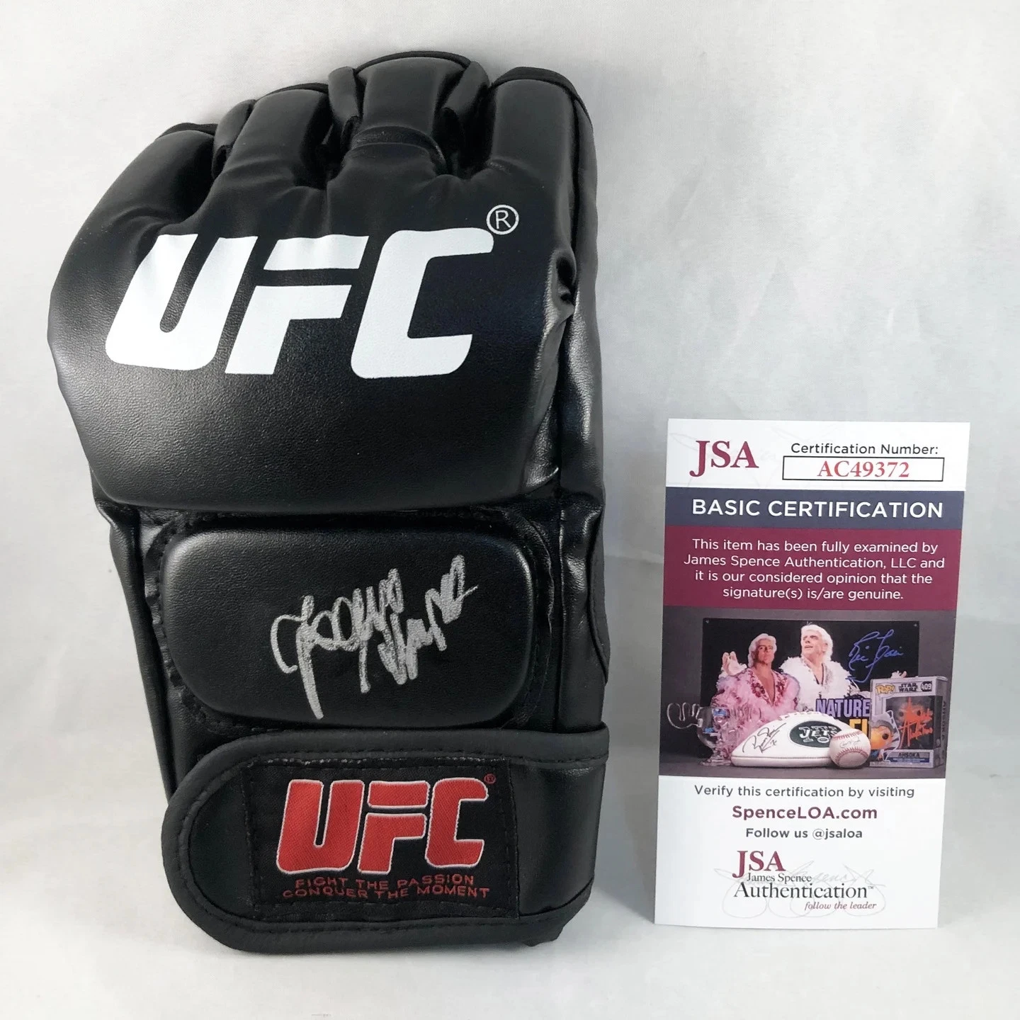 Joanna Jedrzejczyk Signed UFC Glove JSA COA