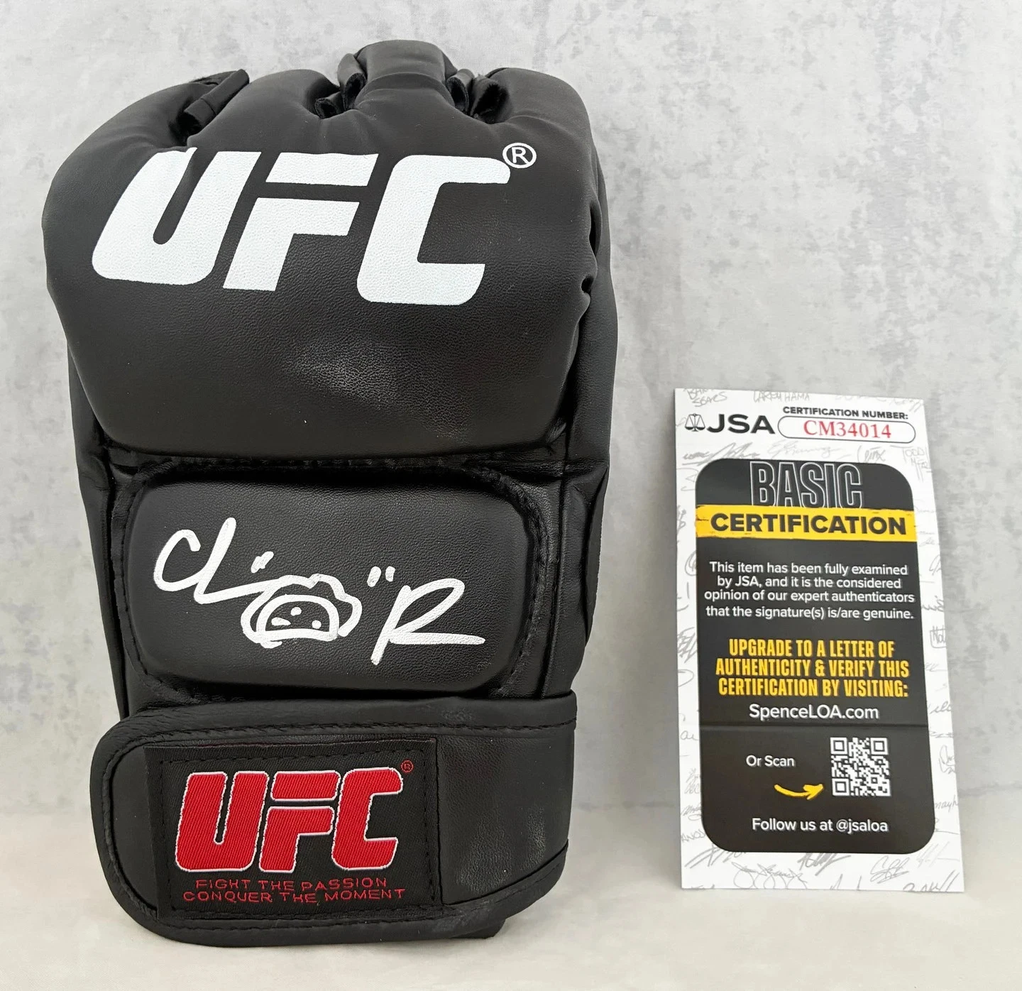 Chris Padilla Signed UFC Glove Taco JSA 1 COA
