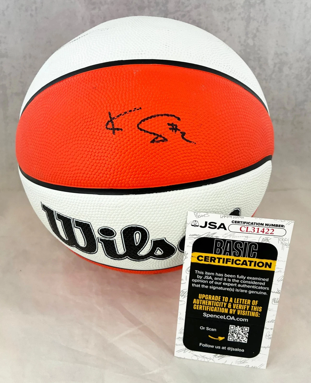 Kahleah Copper Signed Basketball WNBA Phoenix Mercury JSA COA
