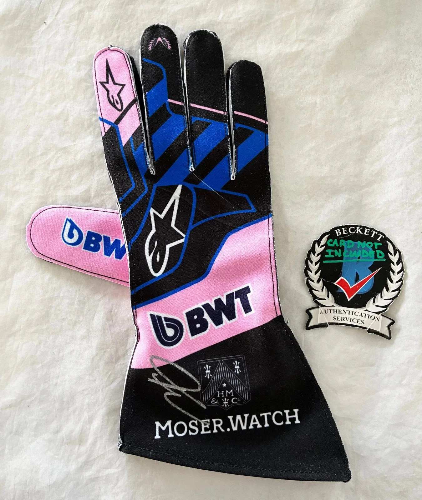 Franco Colapinto Signed Racing Glove Alpine Formula 1 F1 Beckett BAS 1 COA