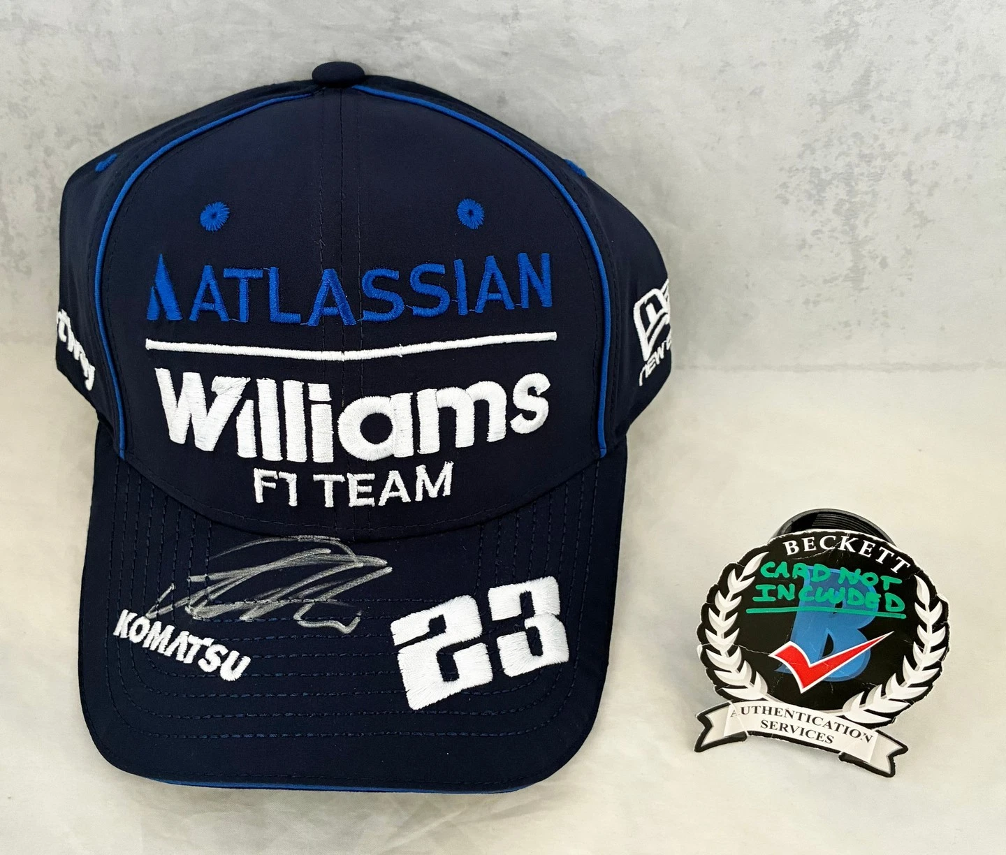 Alex Albon Signed Hat Williams Racing Formula 1 F1 Beckett BAS 3 COA