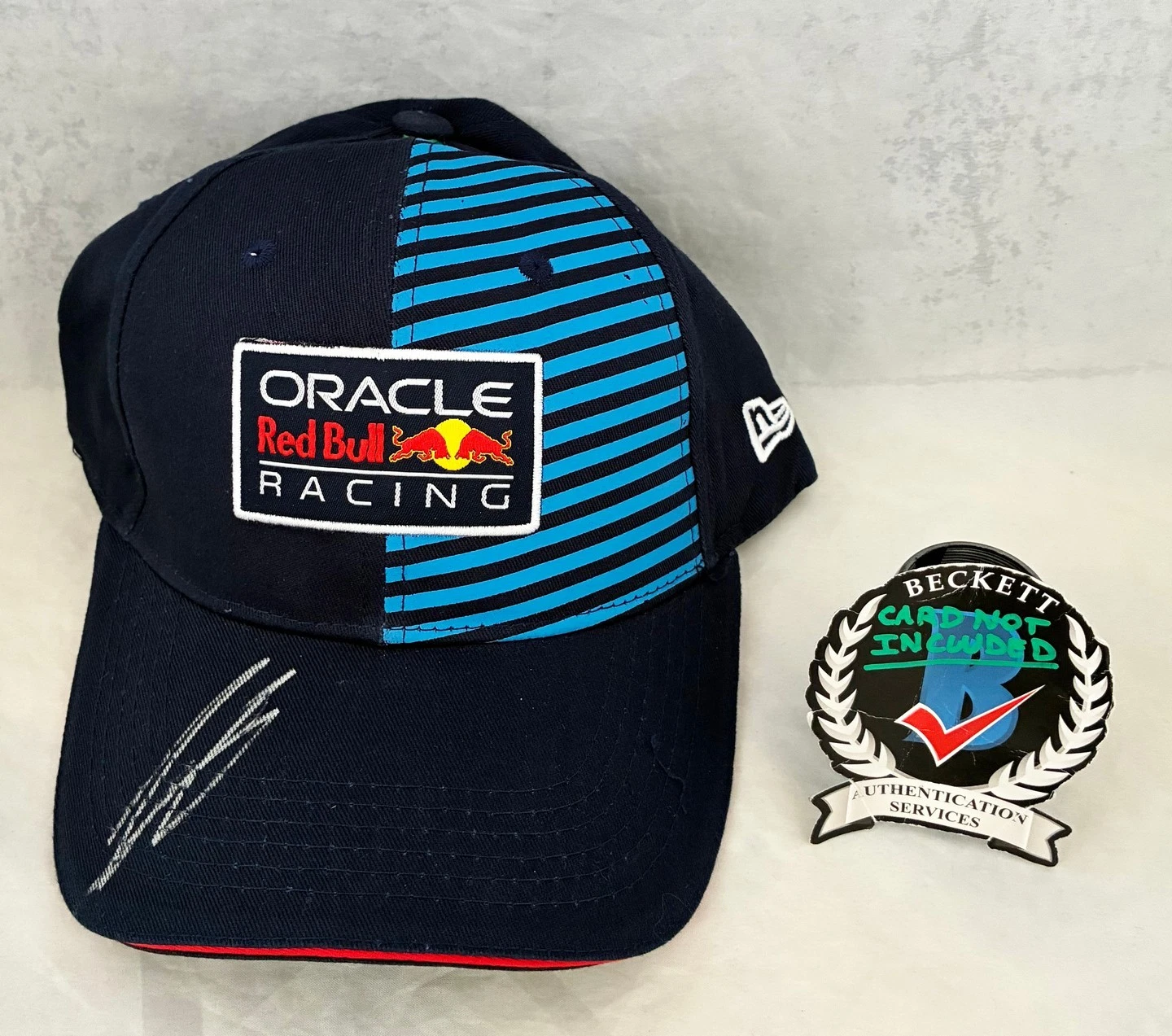 Isack Hadjar Signed Hat Red Bull Formula 1 F1 Beckett BAS COA