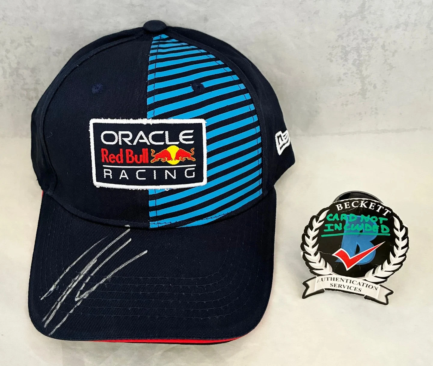 Isack Hadjar Signed Hat Red Bull Formula 1 F1 Beckett BAS 2 COA